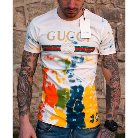 tie dye gucci shirt|gucci t shirt sale.